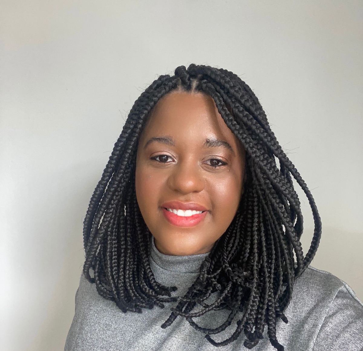 Box Braids realizada no Casulo Preto