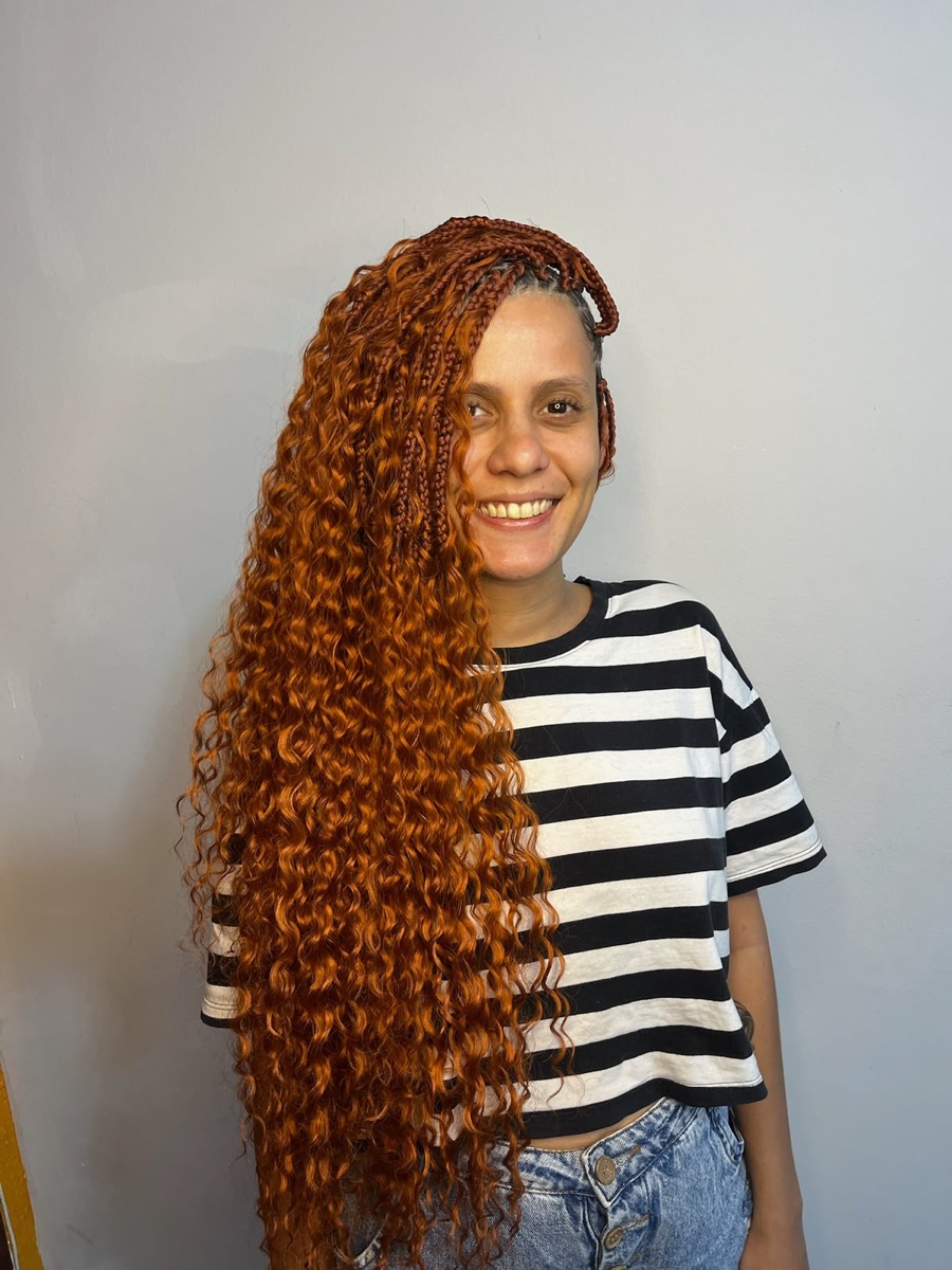Gipsy Braids realizada no Casulo Preto